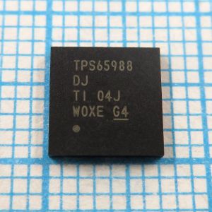 TPS65988DJRSHR TPS65988 - Двухпортовый контроллер USB Type-C и USB PD со встроенным питанием