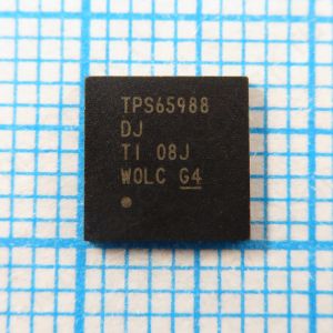 TPS65988DJRSHR TPS65988 - Двухпортовый контроллер USB Type-C и USB PD со встроенным питанием