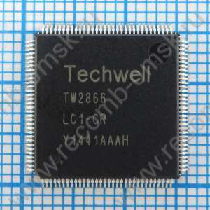 TW2866 - 4х канальный видео декодер, аудио кодек и кодировщик видео - INTERSIL/TECHWELL