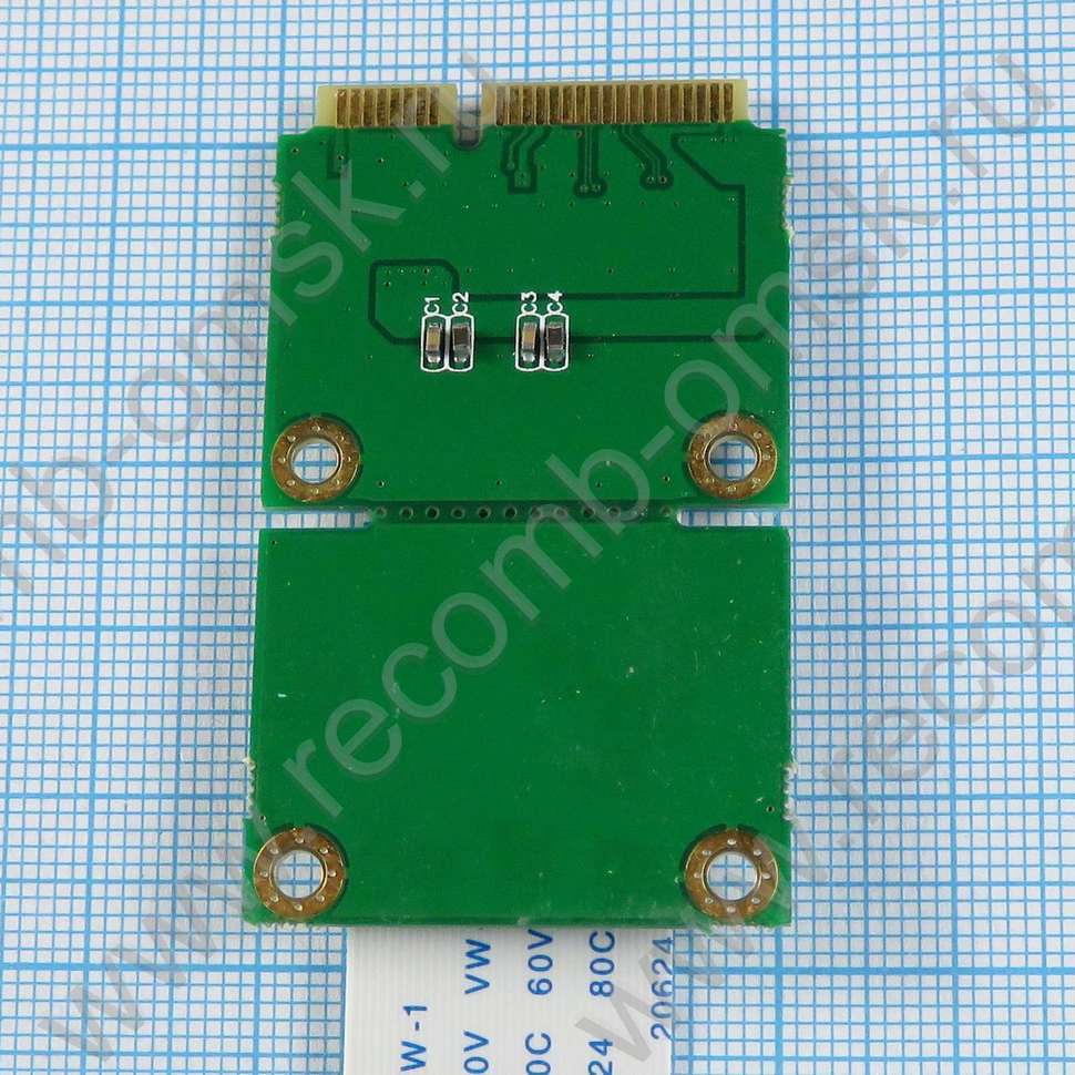 Переходник Mini PCI-E на PCI-E с удлинителем 10 и 20см.