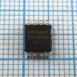 W25Q128FVSG - Flash память с последовательным интерфейсом объемом 128Mbit