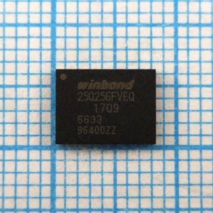 W25Q256FVEIQ 3V - Flash память с последовательным интерфейсом объемом 256Mbit