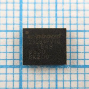 W25Q64FVZPIQ 3V - Flash память с последовательным интерфейсом объемом 64Mbit