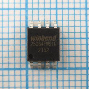 W25Q64FWSIG 1.8V - Flash память с последовательным интерфейсом объемом 64Mbit