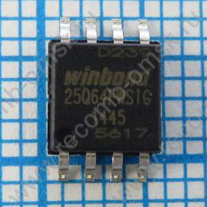 W25Q64FWSIG - Flash память с последовательным интерфейсом объемом 64Mbit